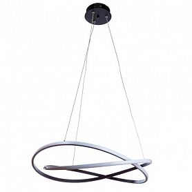 Подвесная люстра Arte Lamp Swing A2522SP-2BK, арматура цвет черный, плафон/абажур пластик, цвет белый - фото 1