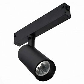 Трековый светильник ST Luce ST660 ST660.496.20, арматура черная, плафон металл / пластик черный - фото 1