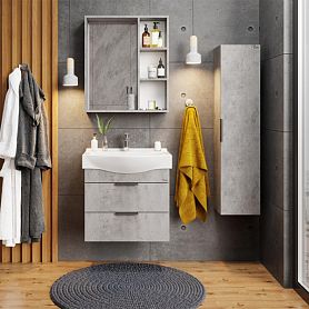 Мебель для ванной Оника Девис 65.13, цвет бетон чикаго - фото 1