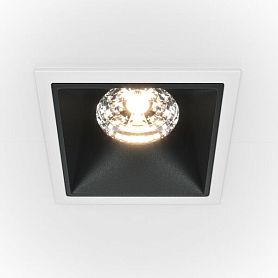 Точечный светильник Maytoni Technicali Alfa DL043-01-15W4K-D-SQ-WB, арматура бело-черная - фото 1