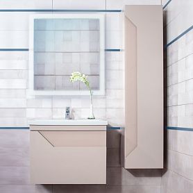 Мебель для ванной Бриклаер Брайтон 60, цвет глиняный серый - фото 1