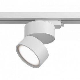 Трековый светильник Maytoni Technical Onda TR007-1-12W3K-W, арматура белая, плафон металл белый - фото 1