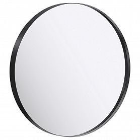 Зеркало Aqwella RM 60x60, в металлической раме, цвет черный - фото 1
