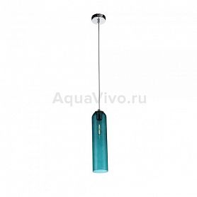 Подвесной светильник ST Luce Callana SL1145.183.01, арматура металл, цвет хром, плафон стекло, цвет голубой - фото 1