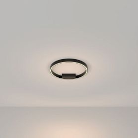 Потолочный светильник Maytoni Rim MOD058CL-L25B3K, арматура черная, плафон черный - фото 1