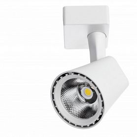 Трековый светильник Arte Lamp Amico A1810PL-1WH, арматура белая, плафон металл белый, 9х10 см - фото 1