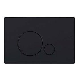 Кнопка смыва Belbagno Sfera BB017-SR-NERO.M для унитаза, цвет черный матовый Tocco Morbido - фото 1