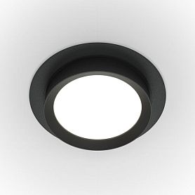Точечный светильник Maytoni Technicali Hoop DL086-GX53-RD-B, арматура черная - фото 1