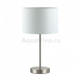 Интерьерная настольная лампа Lumion Nikki 3745/1T, арматура цвет никель, плафон/абажур ткань, цвет белый - фото 1