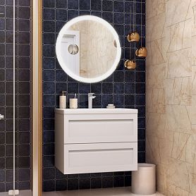 Мебель для ванной Art & Max Platino 75 подвесная, цвет белый матовый - фото 1