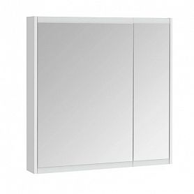 Шкаф-зеркало Акватон Нортон 80, цвет белый глянец - фото 1