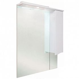 Шкаф-зеркало Оника Моника 75.01, правый, с подсветкой, цвет белый - фото 1
