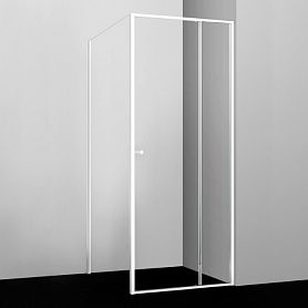 Душевой уголок WasserKRAFT Rhin WasserSchutz 44S19 100x100, стекло прозрачное, профиль белый - фото 1