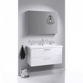 Мебель для ванной Aqwella Манчестер 100, с 2 ящиками, цвет белый - фото 1