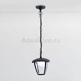 Уличный светильник подвесной Citilux CLU04P, арматура черная, плафон/абажур стекло/металл, цвет прозрачный/черный - фото 1