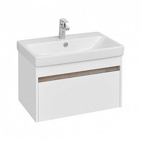 Мебель для ванной Акватон Марти 70, цвет белый / дуб эндгрейн - фото 1