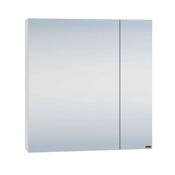 Шкаф-зеркало Санта Стандарт 60, цвет белый