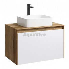 Мебель для ванной Aqwella Mobi 80, цвет дуб балтийский/белый - фото 1