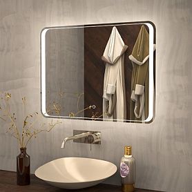 Зеркало Art & Max Elegant 90x80, с подсветкой и диммером - фото 1
