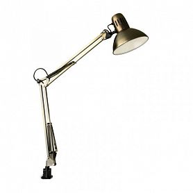 Офисная настольная лампа Arte Lamp Senior A6068LT-1AB, арматура цвет бронза/черный, плафон/абажур металл - фото 1