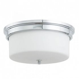 Потолочный светильник Arte Lamp Alonzo A1735PL-3CC, арматура хром, плафон стекло белое, 38х38 см - фото 1