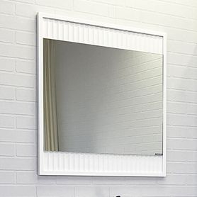 Зеркало Comforty Марсель 75x80, с подсветкой, цвет белый матовый - фото 1