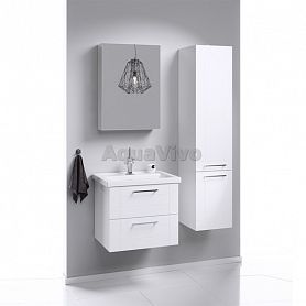 Мебель для ванной Aqwella Манчестер 60, с 2 ящиками, цвет белый - фото 1