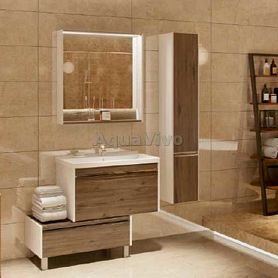 Мебель для ванной Акватон Капри 60, цвет таксония темная - фото 1
