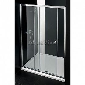 Душевая дверь Cezares ANIMA-W-BF-1-160-C-Cr 160, стекло прозрачное, профиль хром - фото 1