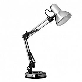 Офисная настольная лампа Arte Lamp Junior A1330LT-1CC, арматура хром, плафон металл хром, 15х35 см - фото 1