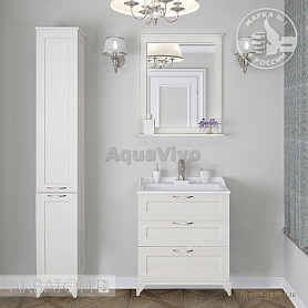 Мебель для ванной Акватон Леон 65 Н, цвет белый дуб - фото 1