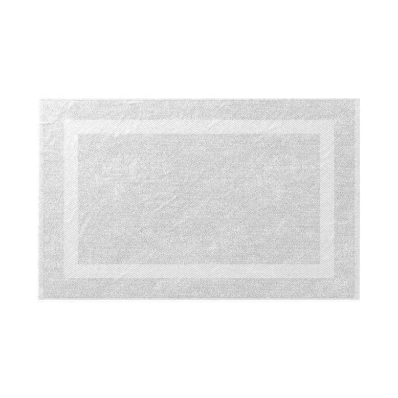 Коврик WasserKRAFT Neime BM-1911 White для ванной, 80x50 см, цвет белый