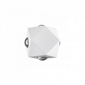 Настенный светильник Odeon Light Diamanta 4219/8WL, арматура белая, плафон металл белый - фото 1
