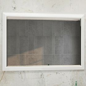 Зеркало Comforty Империя 120x80, цвет белый глянец - фото 1
