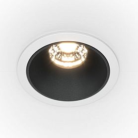 Точечный светильник Maytoni Technicali Alfa DL043-01-10W3K-RD-WB, арматура бело-черная - фото 1