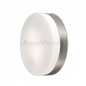 Настенно-потолочный светильник Odeon Light Presto 2405/1C, арматура цвет серый/никель, плафон/абажур стекло, цвет белый - фото 1