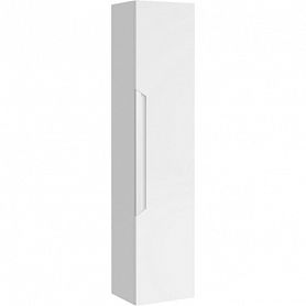 Шкаф-пенал Aqwella Cube 30, цвет белый матовый - фото 1