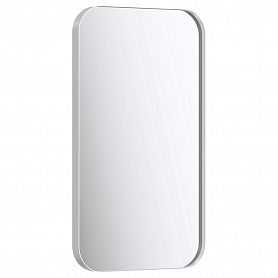 Зеркало Aqwella RM 50x90, в металлической раме, цвет белый - фото 1