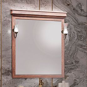 Зеркало Опадирис Борджи 85x100, цвет светлый орех - фото 1