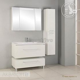 Мебель для ванной Акватон Мадрид 100 цвет белый, тумба с одним ящиком - фото 1