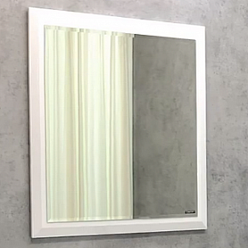 Зеркало Comforty Империя 80x80, цвет белый глянец - фото 1