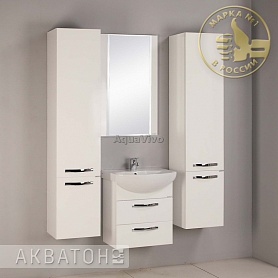 Мебель для ванной Акватон Ария 50 М цвет белый - фото 1