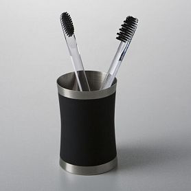Стакан WasserKRAFT Wern K-7528 для зубных щёток, цвет черный - фото 1