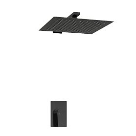 Душевой комплект WasserKRAFT A66181, встраиваемый, цвет черный - фото 1