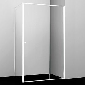 Душевой уголок WasserKRAFT Rhin WasserSchutz 44S10 120x100, стекло прозрачное, профиль белый - фото 1