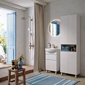 Мебель для ванной Aqwella Rodos 50, напольная, цвет белый - фото 1