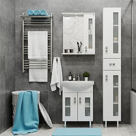 Мебель для ванной Оника Кристалл 55.18, под раковину Балтика, цвет белый - фото 1