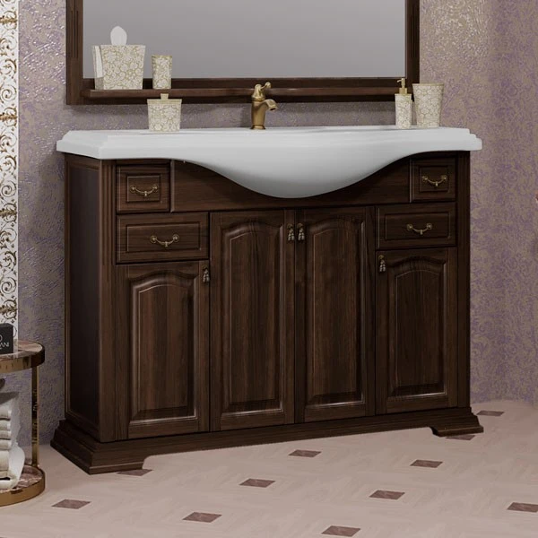 Мебель для ванной Опадирис Риспекто 120, цвет орех антикварный - фото 1