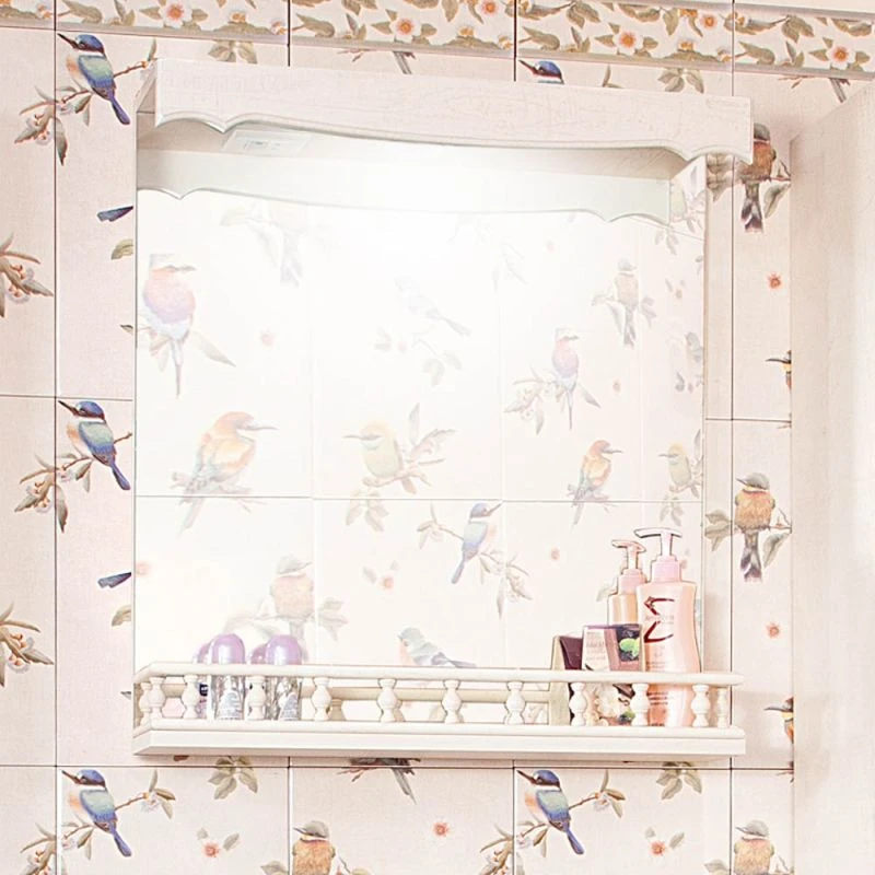 Зеркало Бриклаер Кантри 65x70, с подсветкой, цвет бежевый дуб прованс