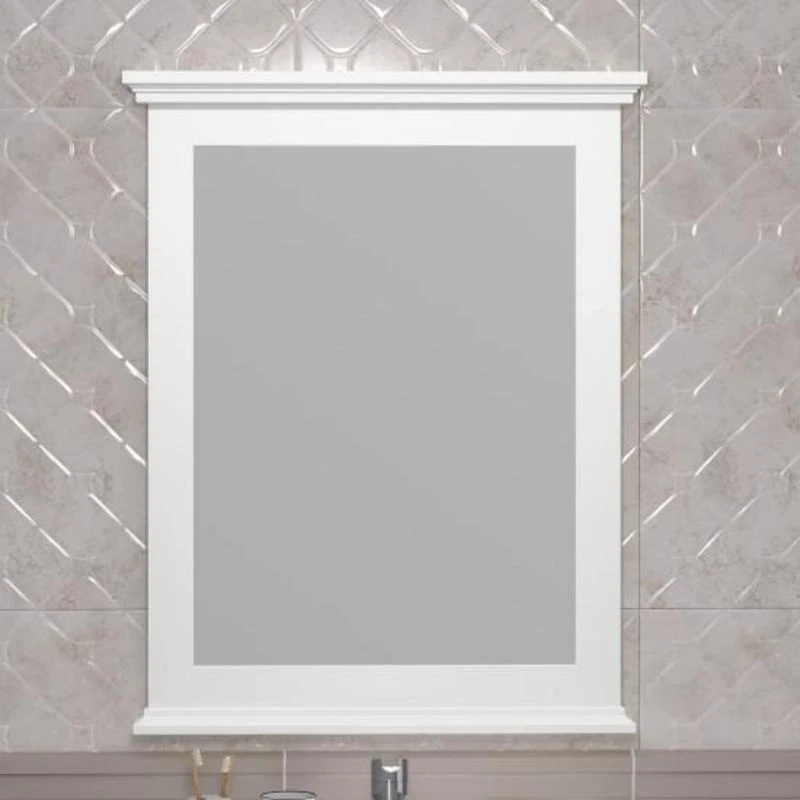 Зеркало Опадирис Палермо 60x90, цвет белый матовый